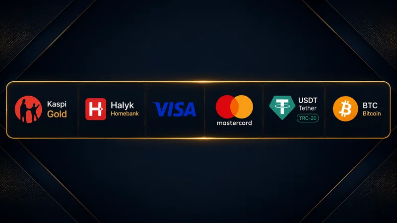 Способы пополнения Nomad Casino: Kaspi Gold, Halyk Homebank, Visa, Mastercard, USDT TRC20, Bitcoin